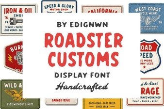 Roadster Customs Font Design Trends and Uses