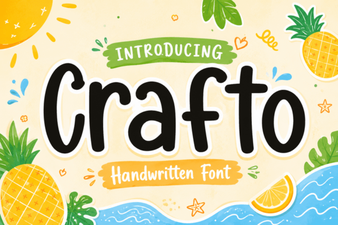 Crafto Font Design Trends and Creative Projects